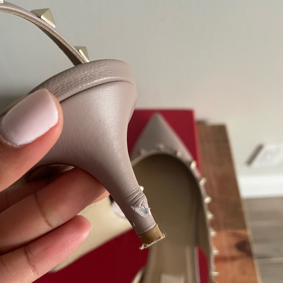 Rockstud Slingback Kitten Heels - Picture 4 of 5